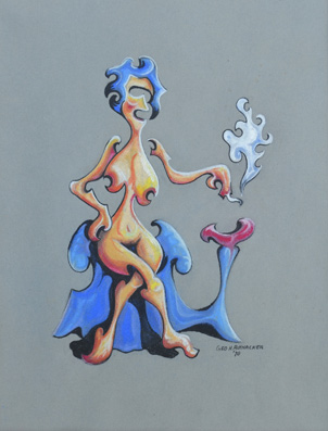 George H. Rothacker - Early Works - Lady of the Evening