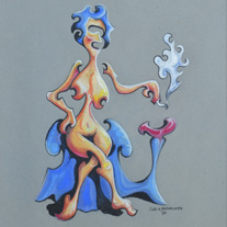 George H. Rothacker - Early Works - Lady of the Evening