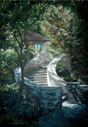 George H. Rothacker - Eastern University - Walk from the Lake
