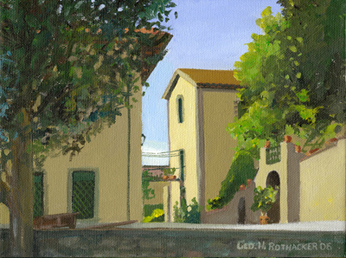 George H. Rothacker - Tuscany - Winery