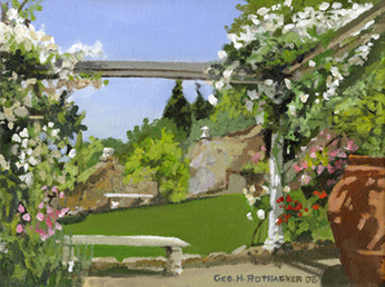 George H. Rothacker - Tuscany - Rose Arbor