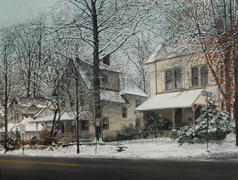 George H. Rothacker - Main Line - Day After Snowfall