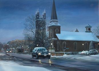 George H. Rothacker - Main Line - Wayne in Winter