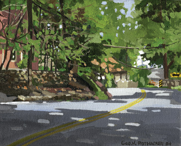 George H. Rothacker - Main Line - Bend on Newtown Road