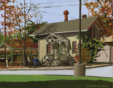 George H. Rothacker - Main Line - Waiting at the Station